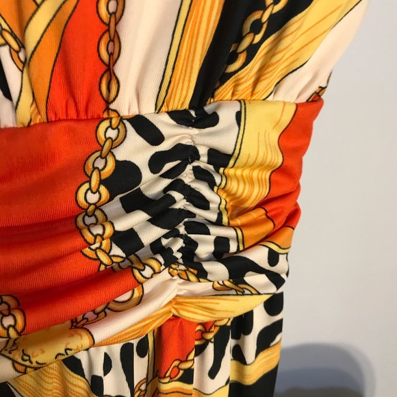 IB Diffusion Orange Multicolored Maxi Dress - Picture 9 of 13